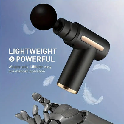 Ultra Compact Rechargeable Deep Tissue Massage Gun – Black-2