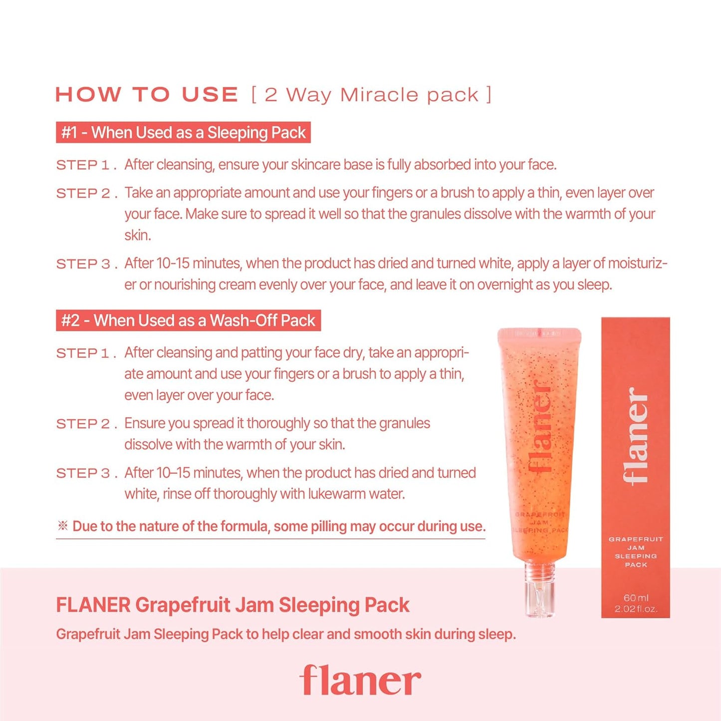 Grapefruit Sleeping Mask